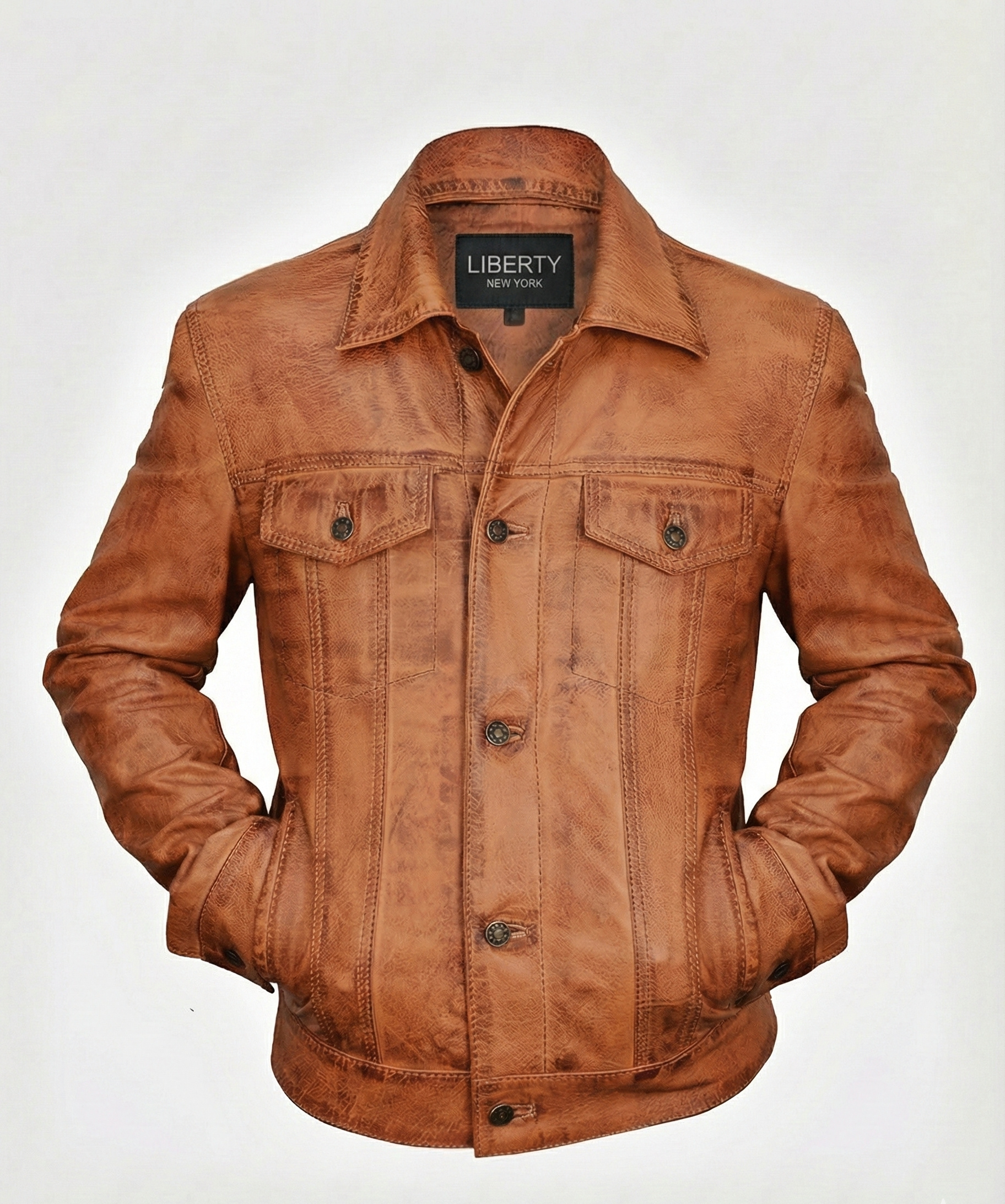 Men’s Valen Top Grain ItalianLeather Jacket